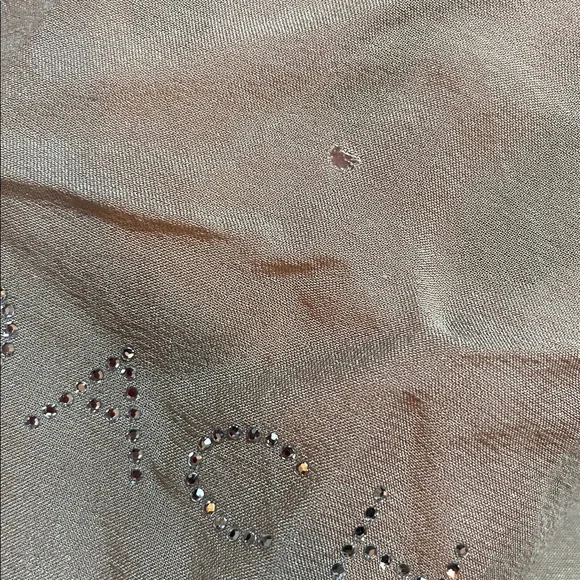🧣 Coach Silk Rhinestone Logo Scarf — Listing Description - Picture 5 of 6